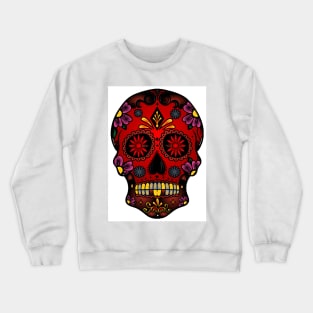 Sugar Skull 01 (Style:92) Crewneck Sweatshirt